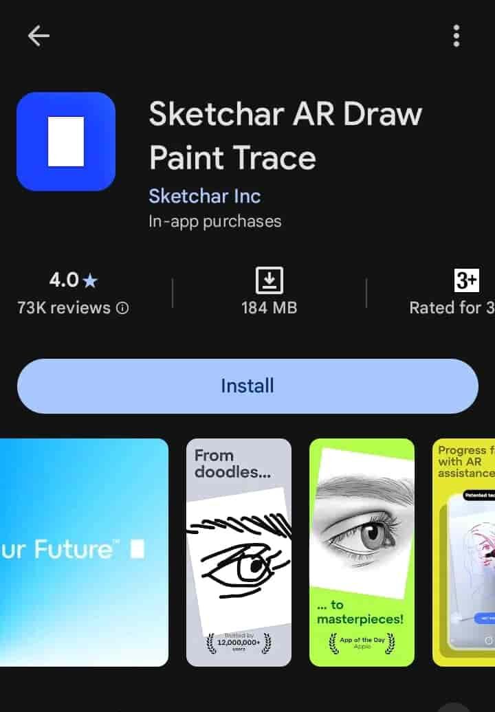 SketchAR AR Draw app on Google Play Store – Most Useful Mobile Apps